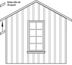 Full-size plans for a 1:20.3-scale structure