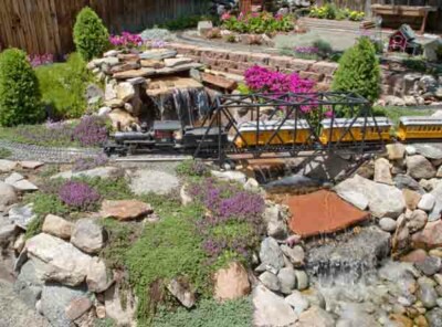 A compact backyard line