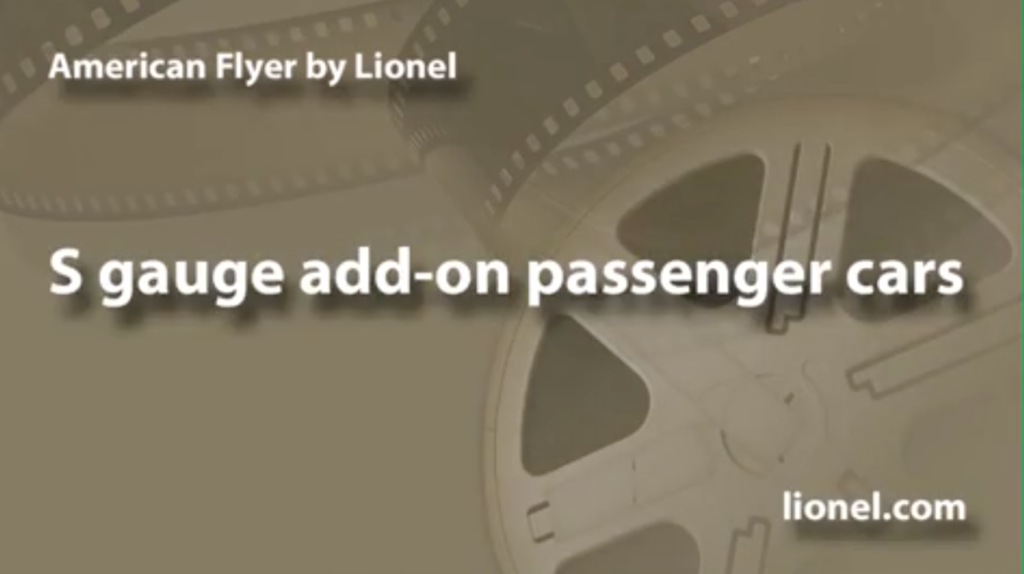 American Flyer add-on passenger cars