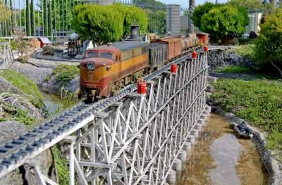 The Tortoise and Lizard Bash Garden Railroad