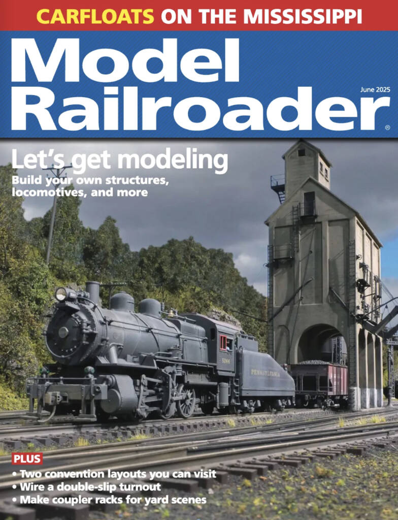 The June 2025 cover of Model Railroader