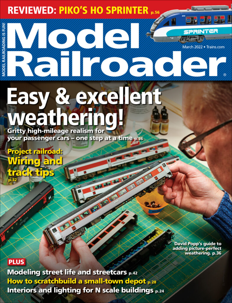 Model Railroader March 2022 cover
