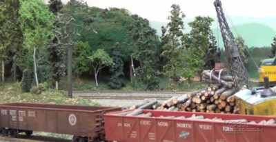 Video: HO scale Northern Memories model railroad