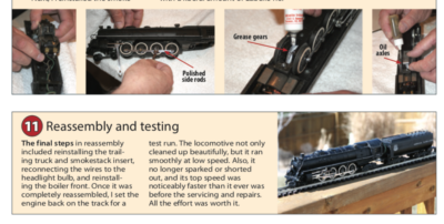 Servicing American Flyer’s big steamers