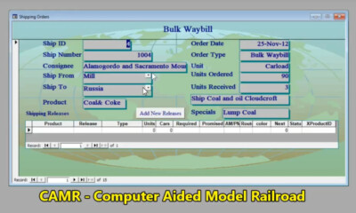 Computer-aided model railroad – Logging in Sacramento Mountains