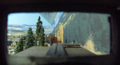 Great Northern Pacific caboose view