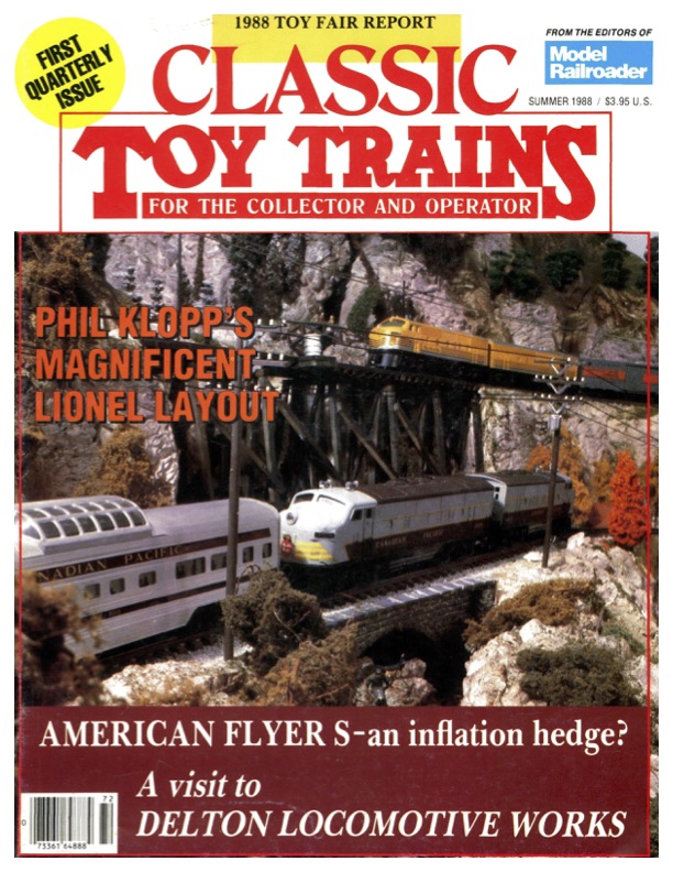 Gallery of 30 Classic Toy Trains magazine covers