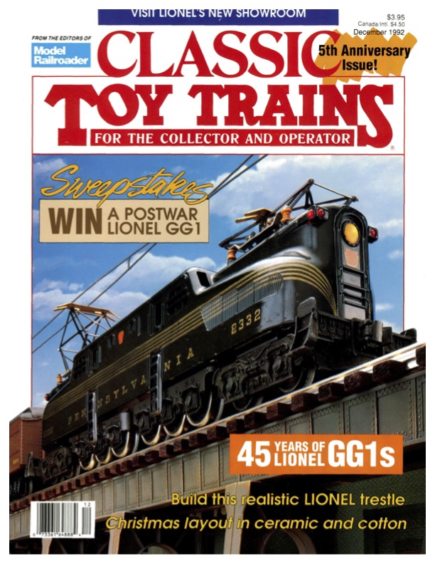 Gallery of 30 Classic Toy Trains magazine covers