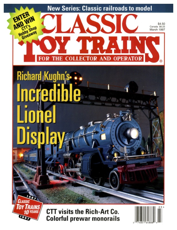 Gallery of 30 Classic Toy Trains magazine covers
