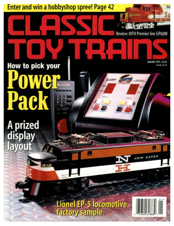 Gallery of 30 Classic Toy Trains magazine covers