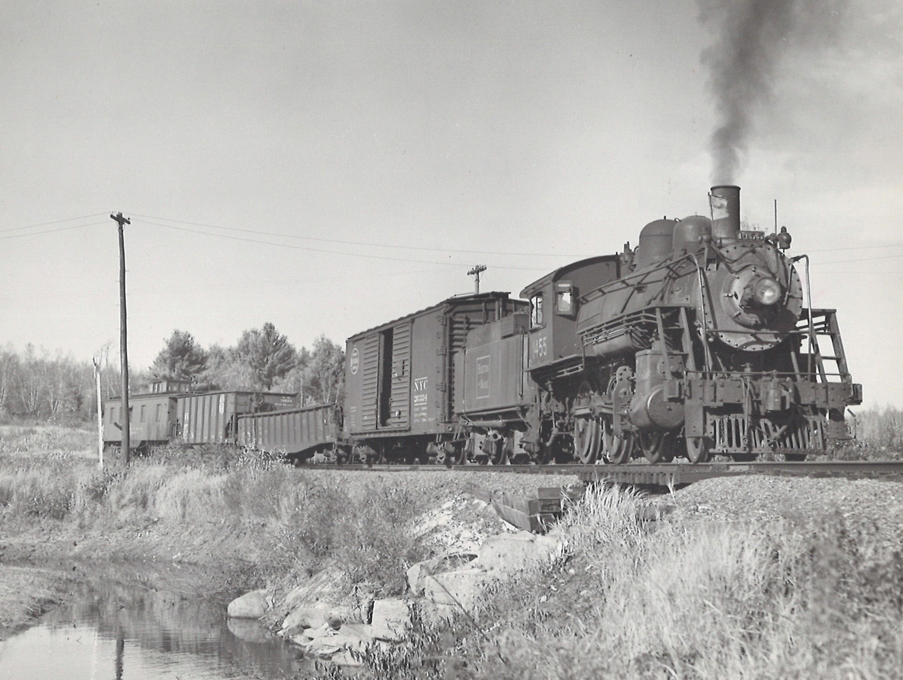 a steam engine passenger train