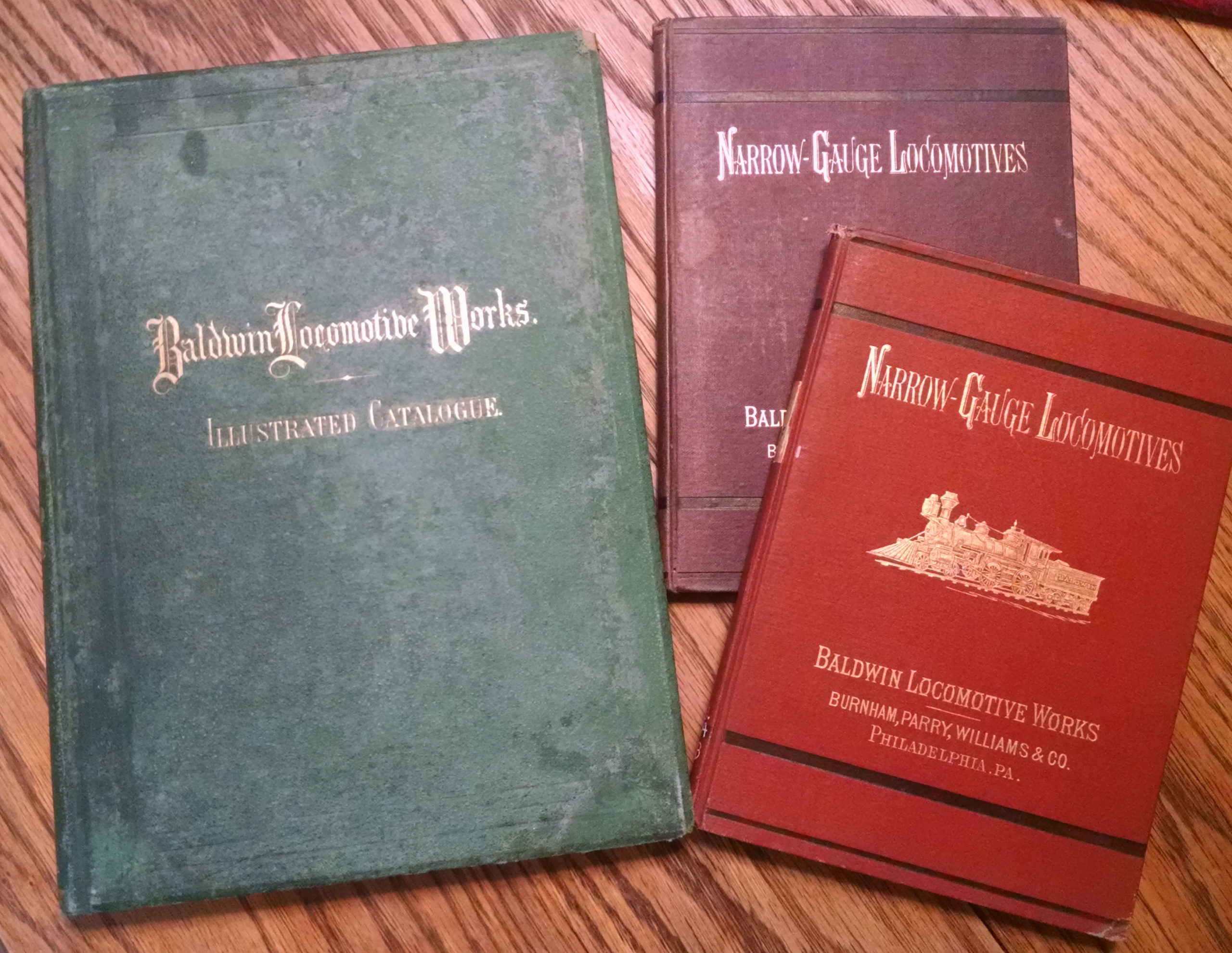 Early catalogues from the Baldwin Locomotive Works
