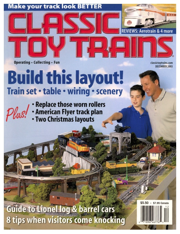 Gallery of 30 Classic Toy Trains magazine covers