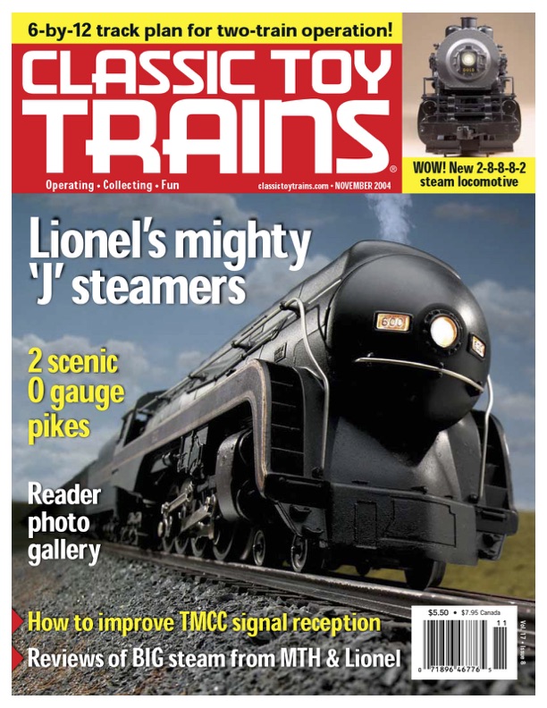 Gallery of 30 Classic Toy Trains magazine covers
