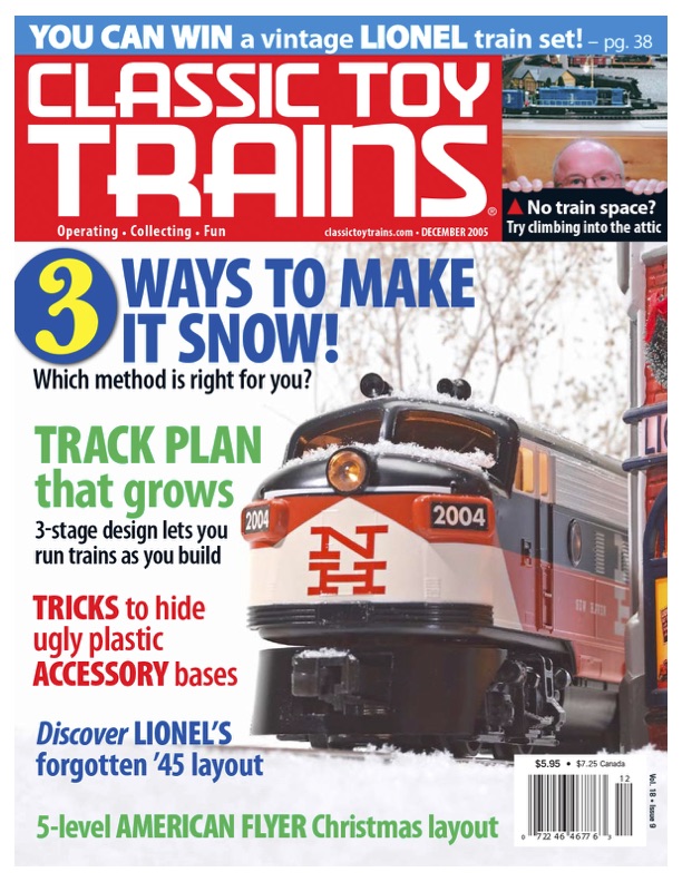 Gallery of 30 Classic Toy Trains magazine covers
