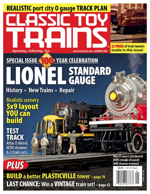 Gallery of 30 Classic Toy Trains magazine covers
