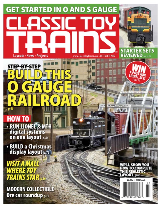 Gallery of 30 Classic Toy Trains magazine covers