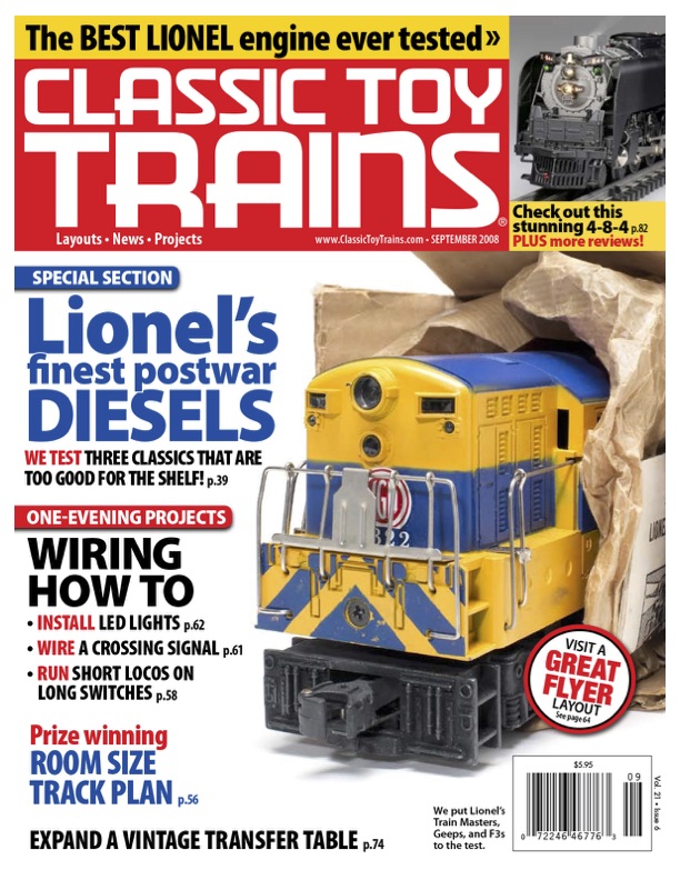 Gallery of 30 Classic Toy Trains magazine covers