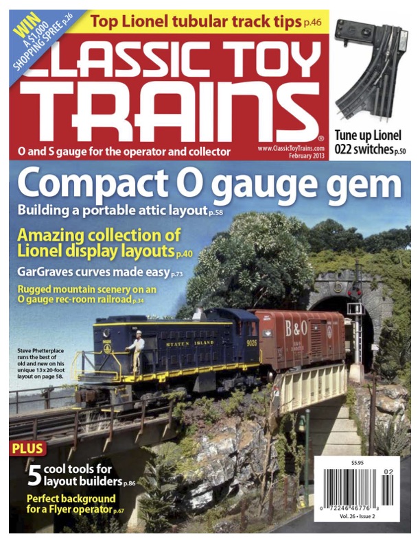 Gallery of 30 Classic Toy Trains magazine covers