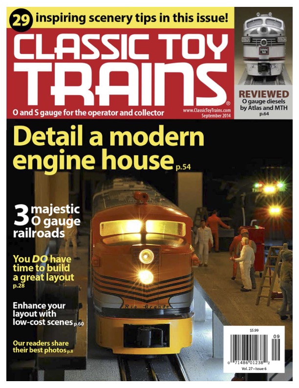 Gallery of 30 Classic Toy Trains magazine covers
