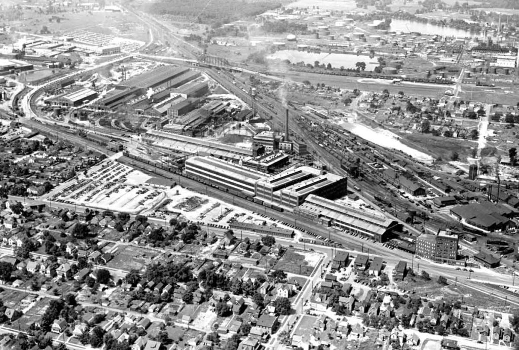 Lima Locomotive Works plant
