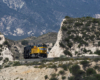 The union pacific coming through the mountains