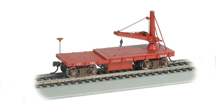 Bachmann Trains HO scale 19th century derrick car