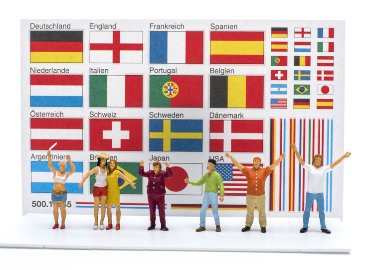 Paul M. Preiser GmbH HO scale soccer fans