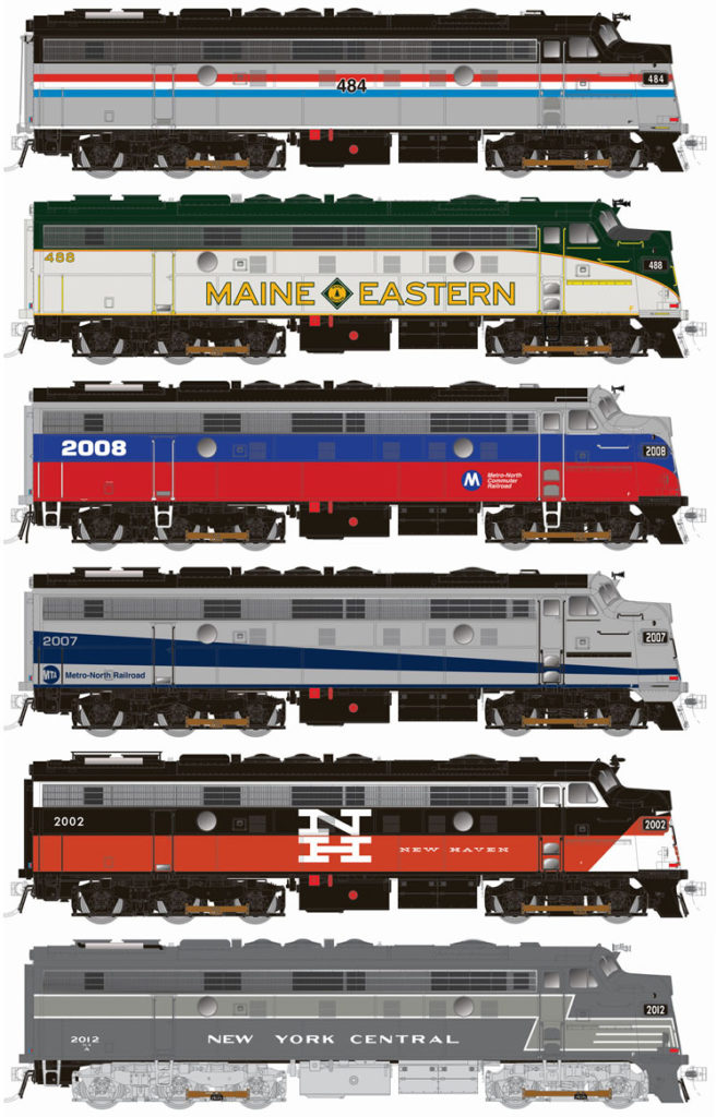 Rapido Trains HO scale Rebuilt Electro-Motive Division FL9 diesel locomotive