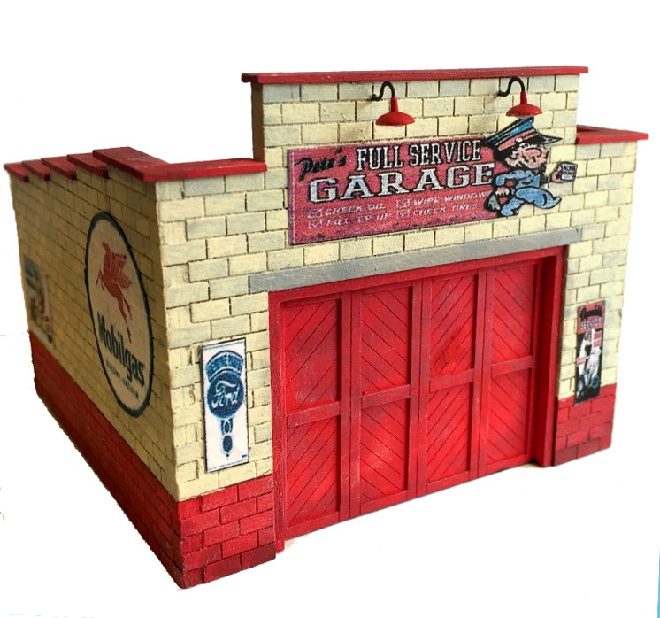 Railroad Line Models HO scale Pete’s Garage