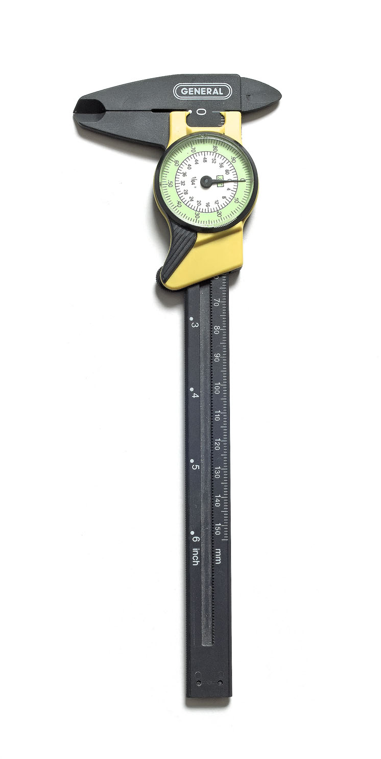 best N scale tools: An image of a dial caliper