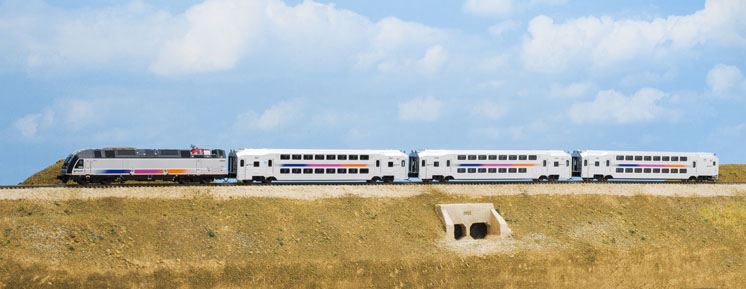 Atlas N scale NJ Transit passenger train