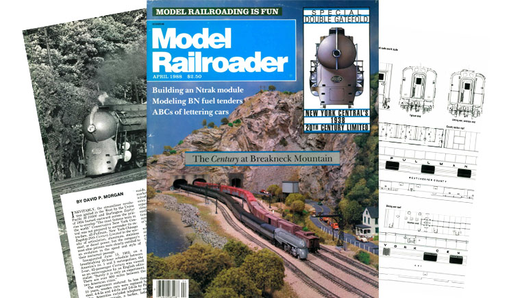 New York Central 1938 20th Century Limited photos and drawings