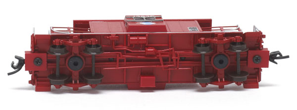 The underbody includes many separate detail parts