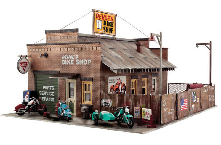 WoodlandScenicsHOscaleDeucesBikeShop
