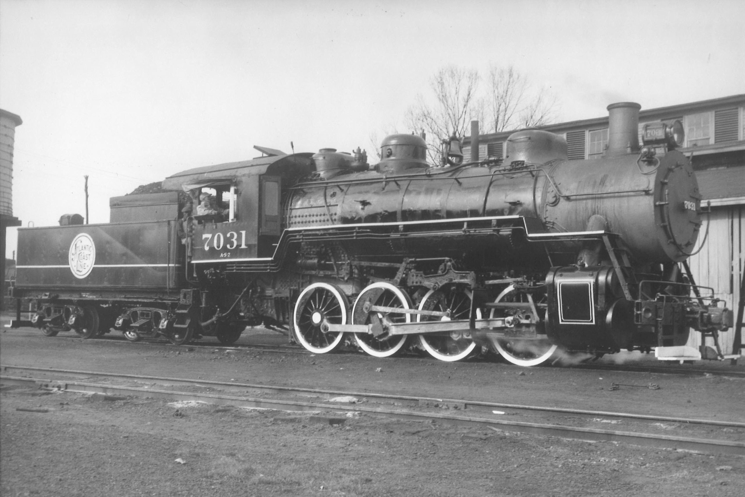 steam engine and tender