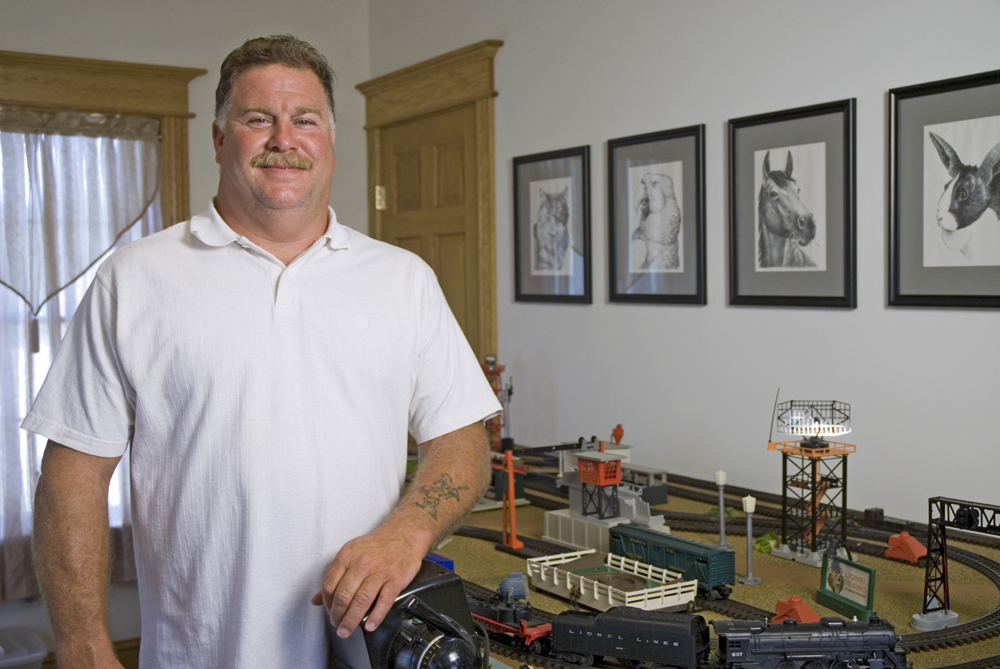 Walt Downer's collection of postwar displays