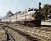Four-unit diesel locomotive by signal