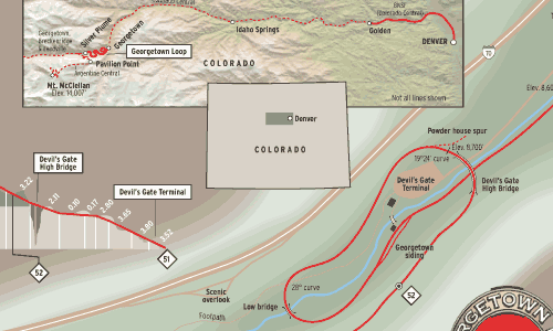 Georgetown Loop map image