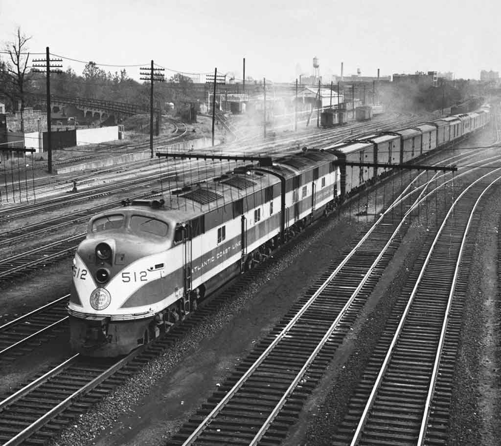 a diesel passenger train