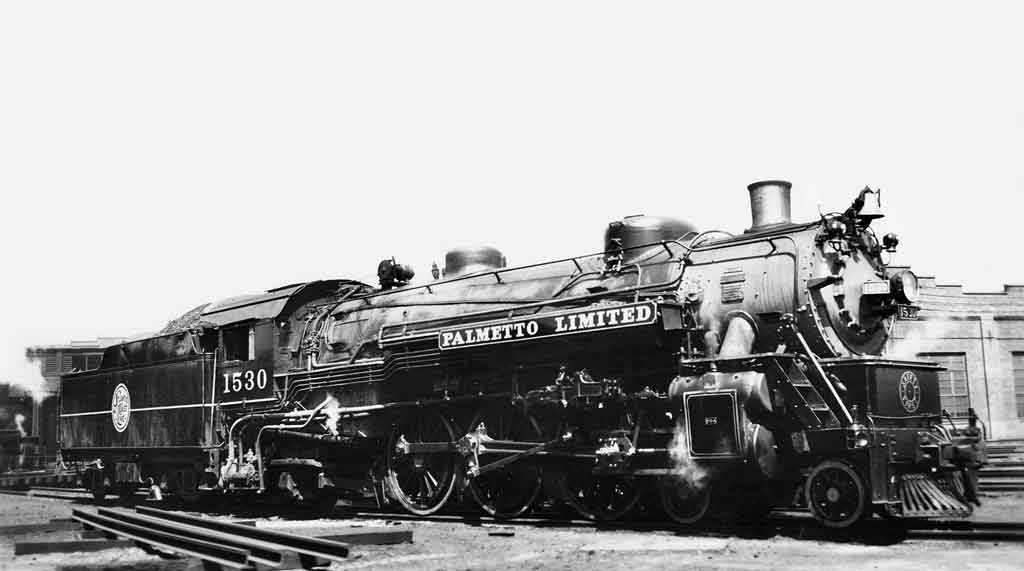 a steam engine and tender