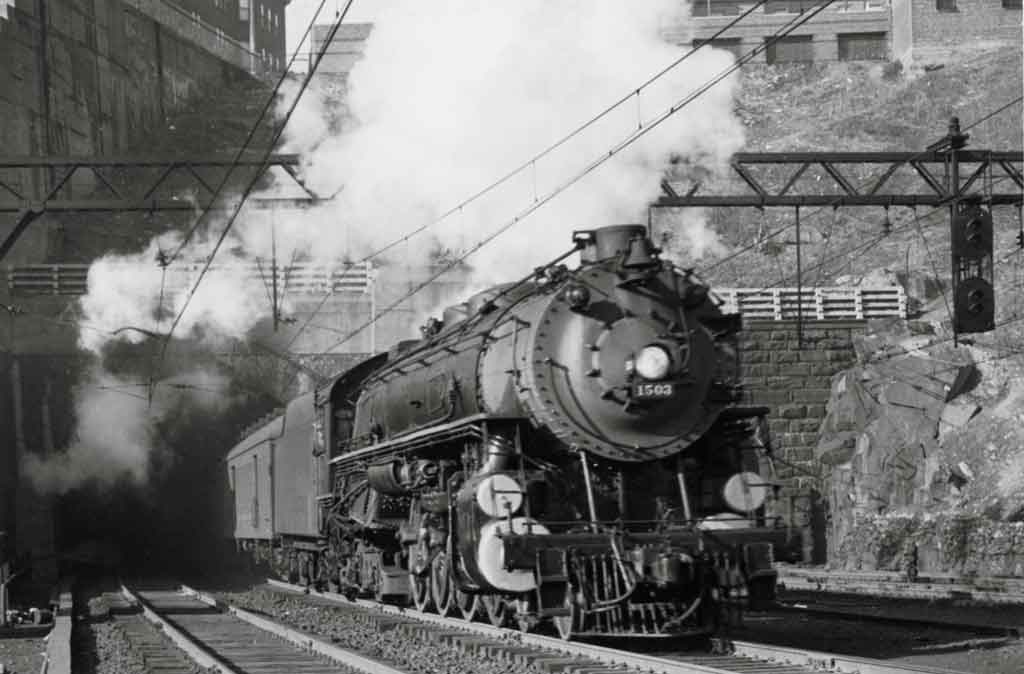a steam passenger train