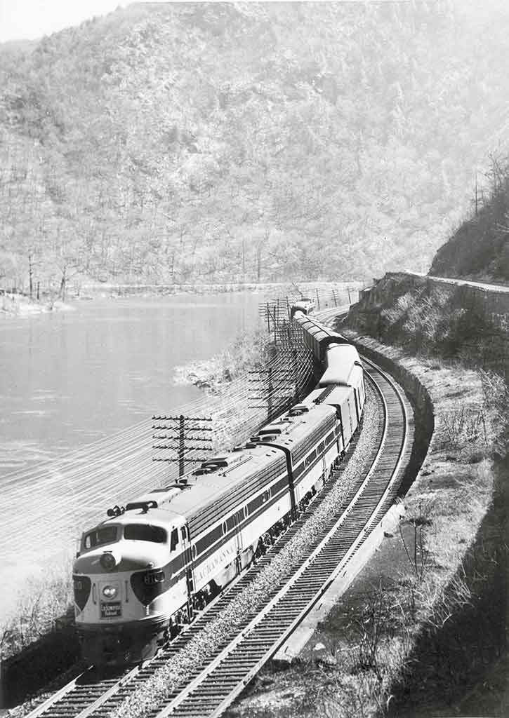 a diesel passenger train