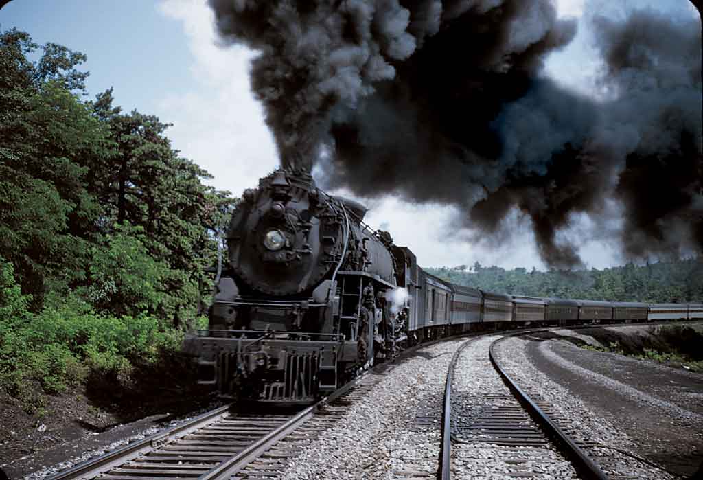 a steam passenger train