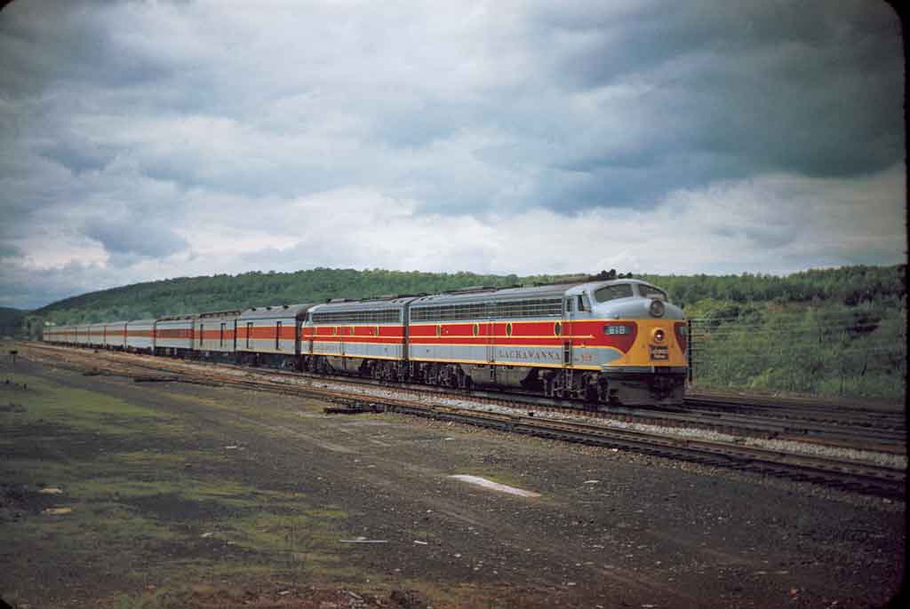 a diesel passenger train