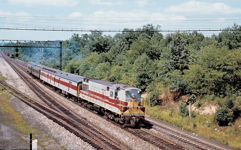a diesel passenger train