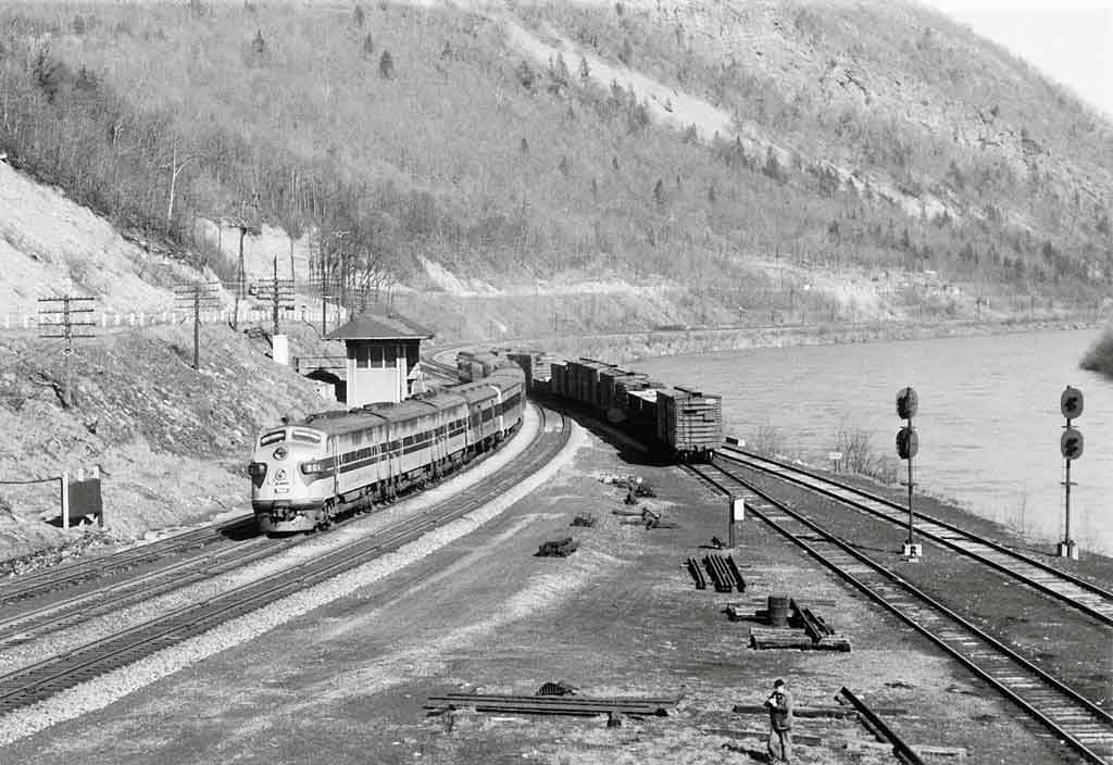 a diesel passenger train