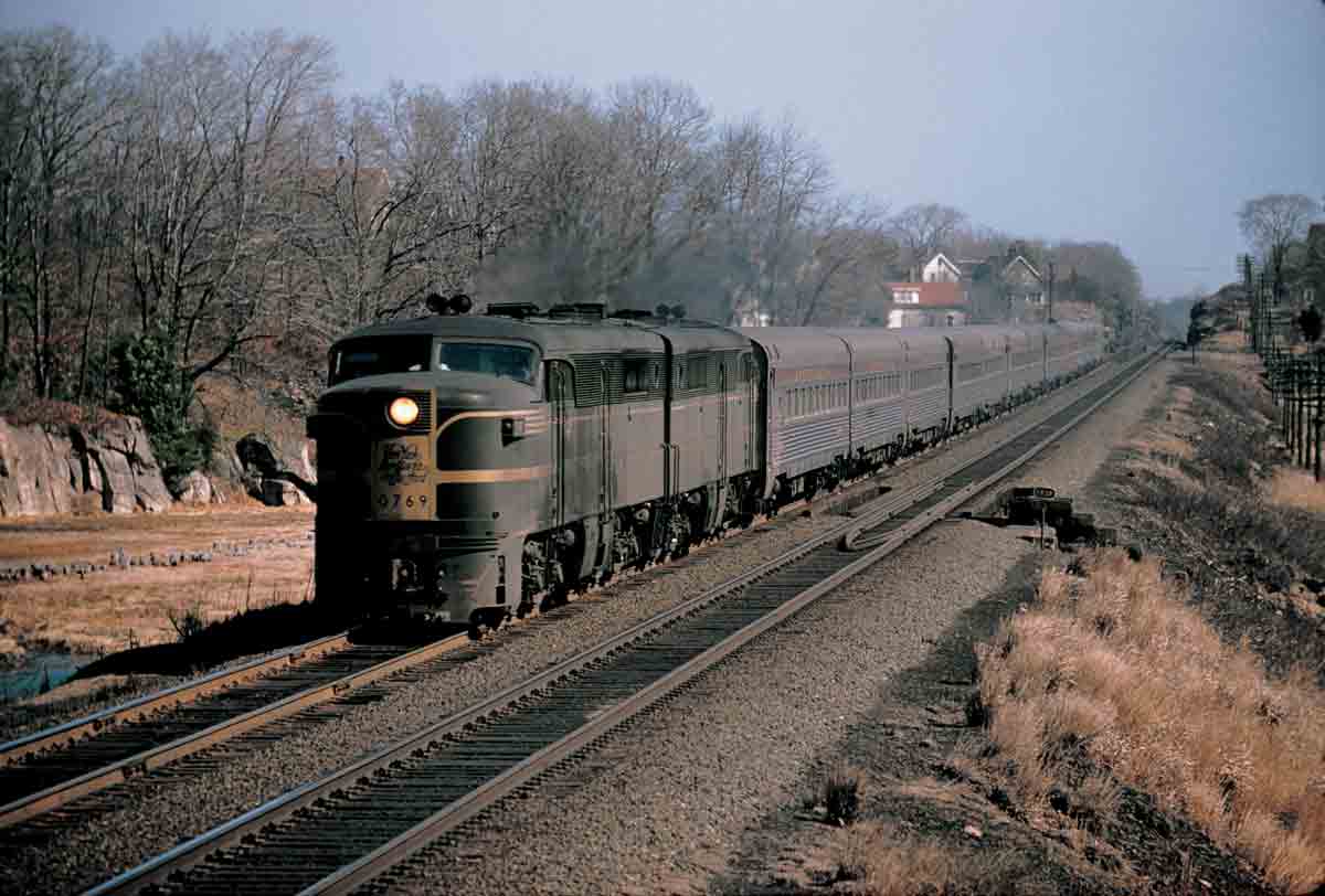 a diesel passenger train