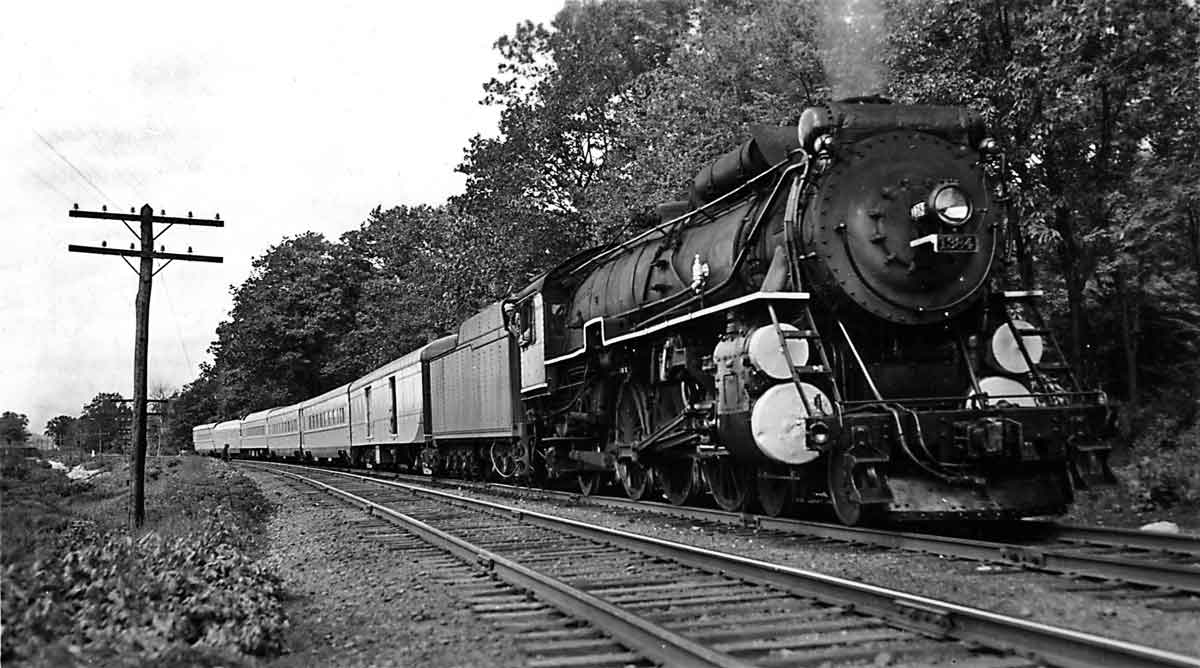 a steam passenger train