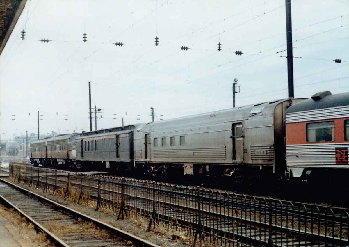 a diesel passenger train